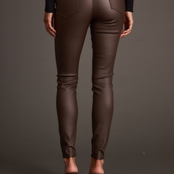 12th Tribe Nixon Mocha Coated Pants Size 3131 - Picture 2 of 3